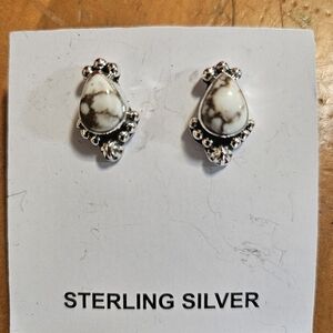 Sterling Silver Teardrop Earrings